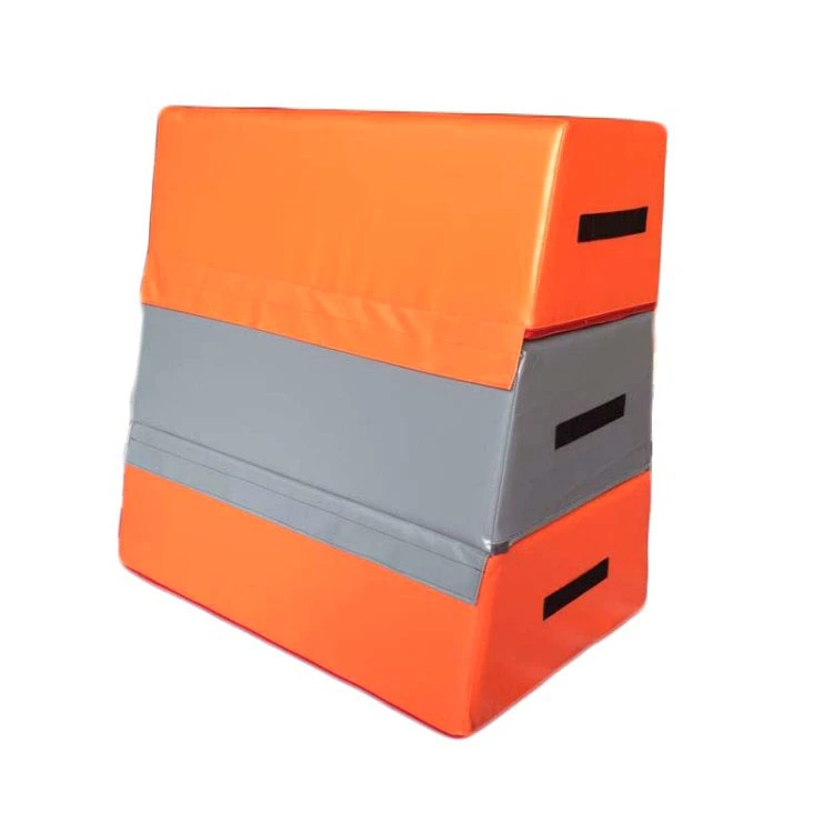 సాఫ్ట్ త్రీ సెక్షన్ స్క్వేర్-టాప్ జంప్ బాక్స్